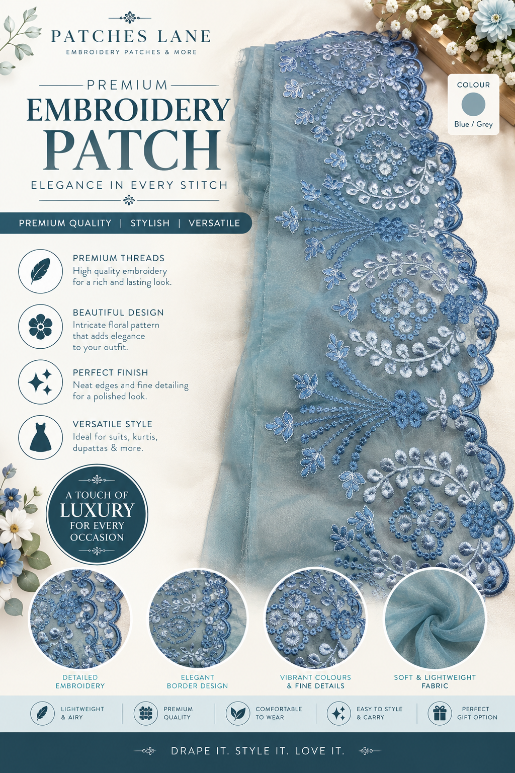 Cutwork Border