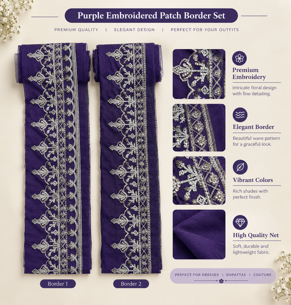 Silk Border set