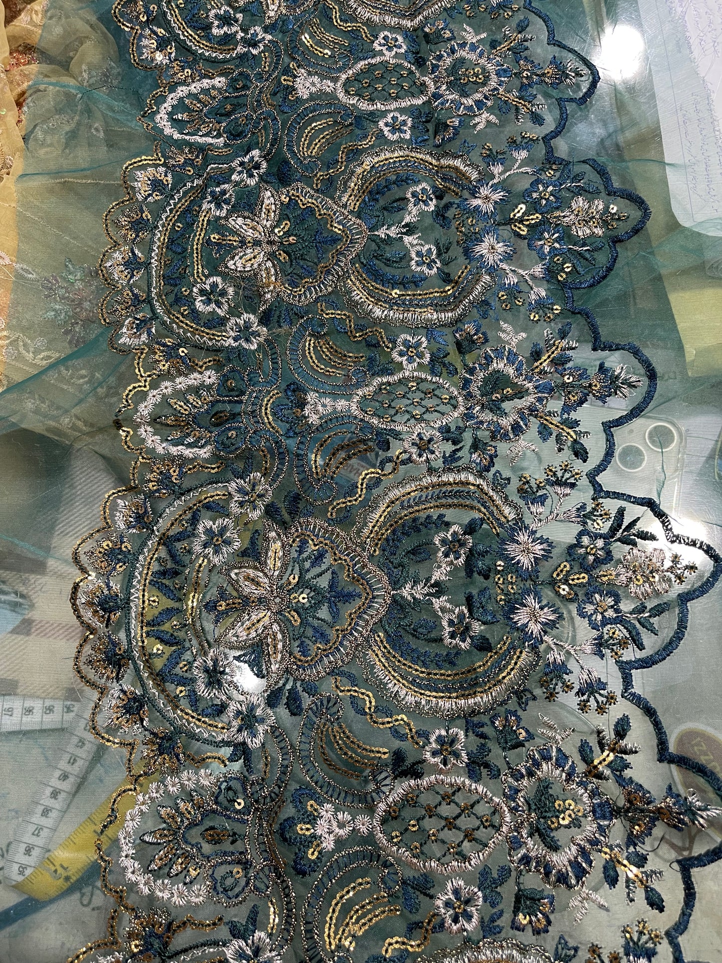 Heavy Embroidery Border