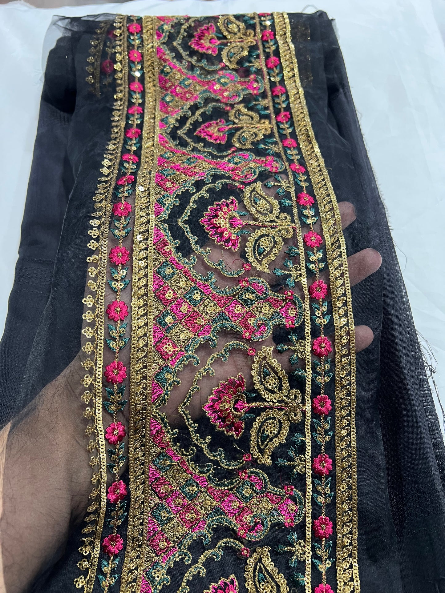 Black Multi Border
