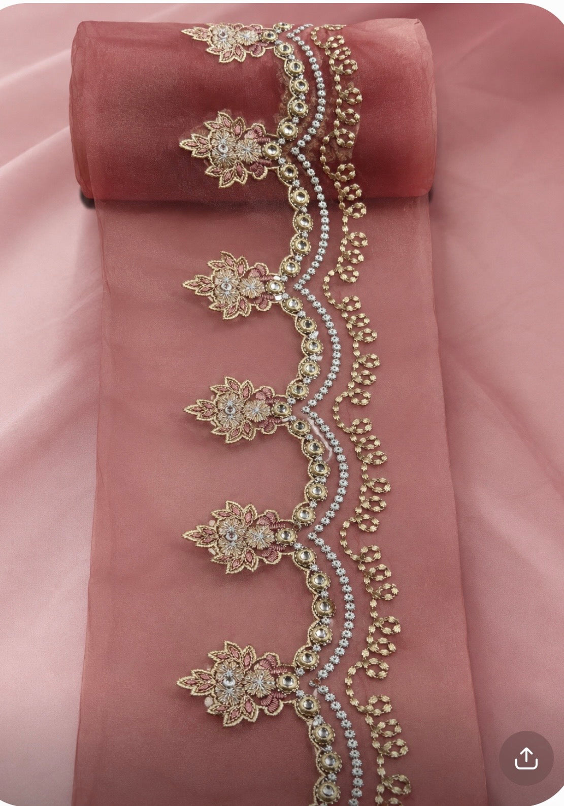 Sapphire cut work border