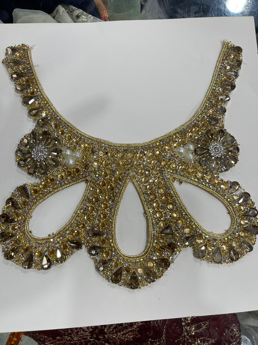 Heavy Hand made stones Neck