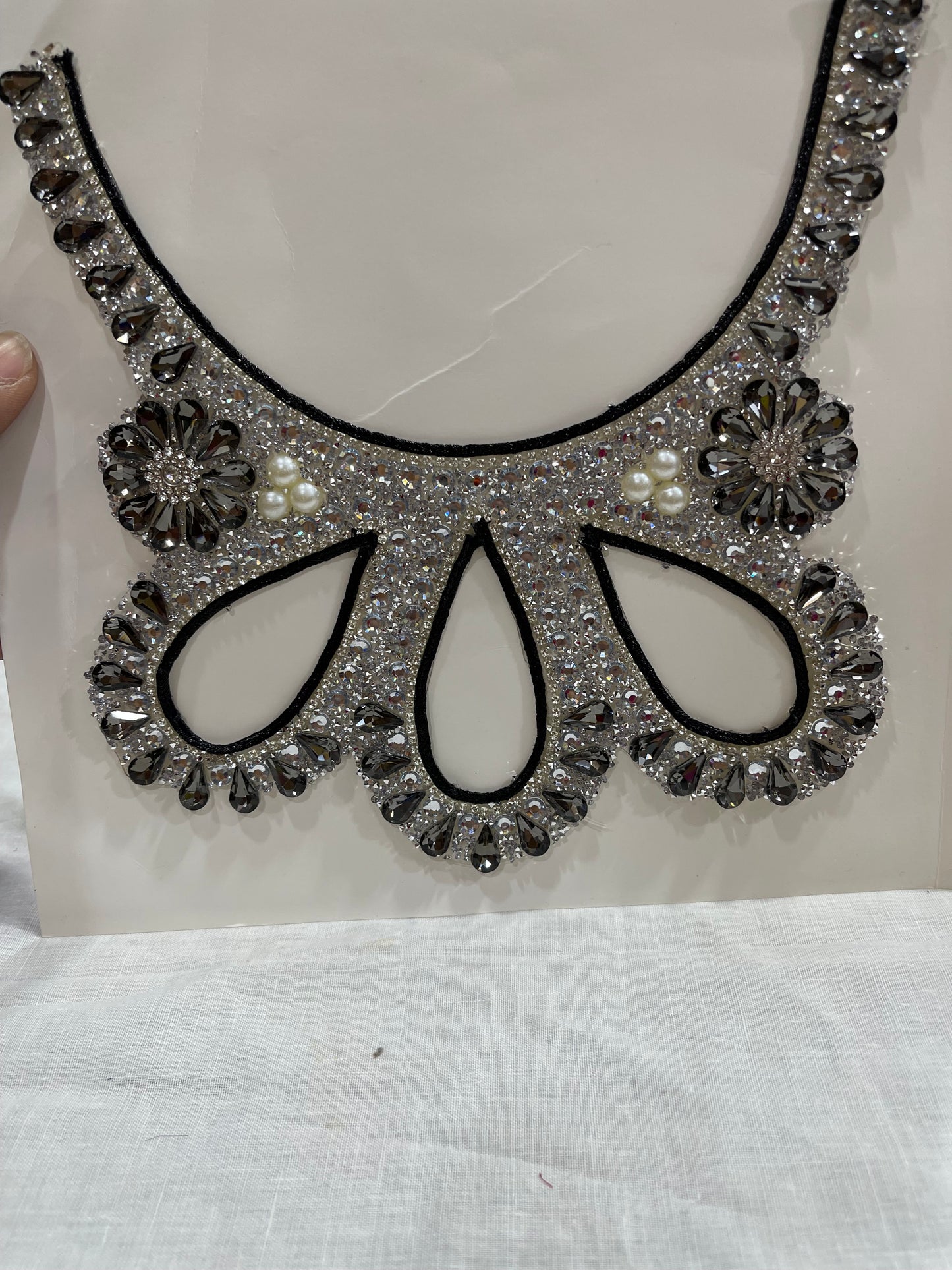 Heavy Hand Made Embroidery Neck