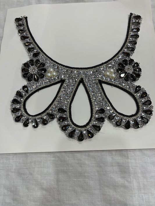 Heavy Hand Made Embroidery Neck