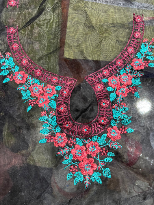 Embroidery Neck