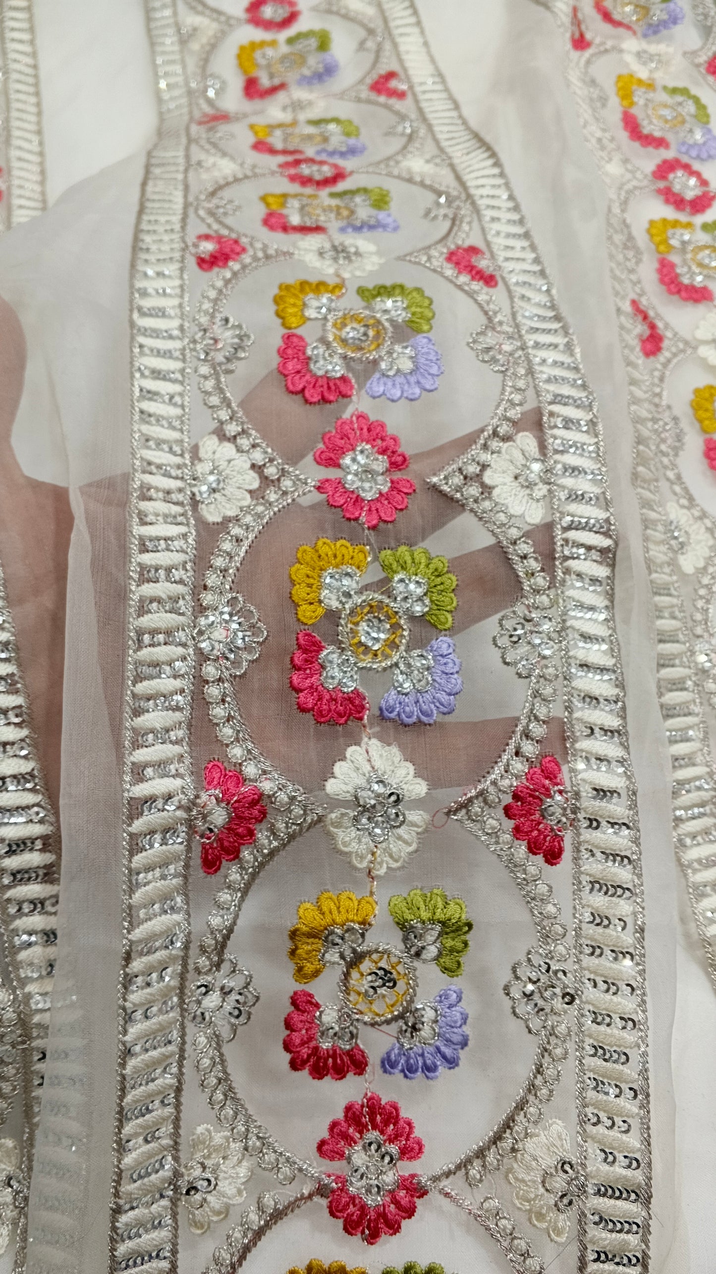 Multi Embroidery Border