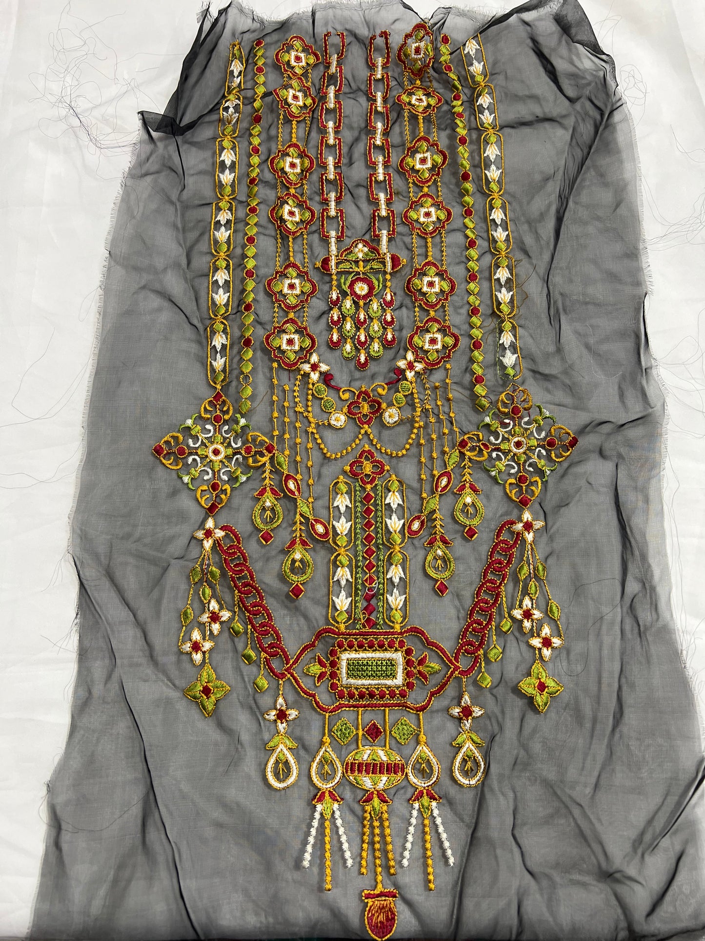 Multi Embroidery Neck