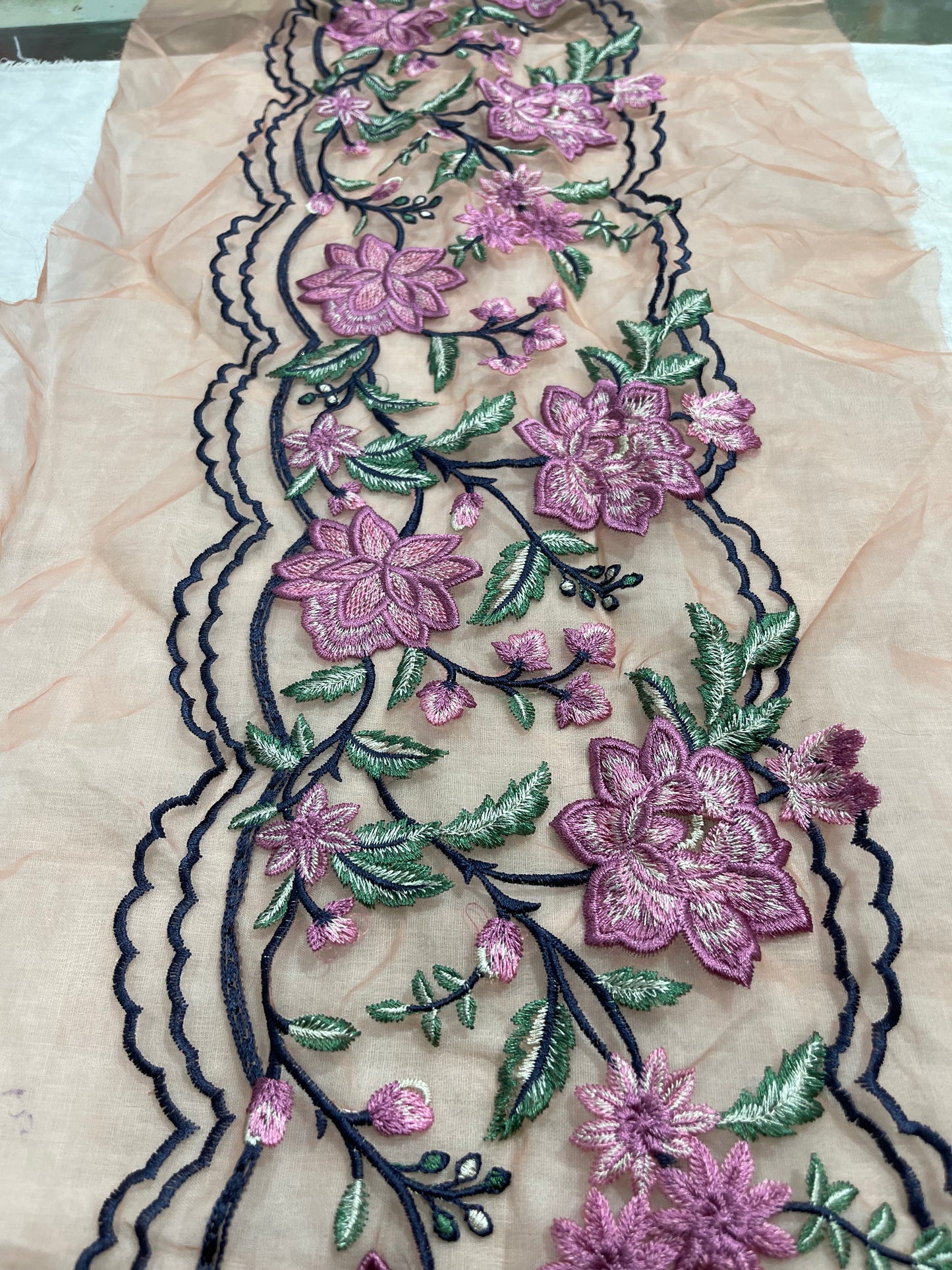 Heavy Embroidery Border