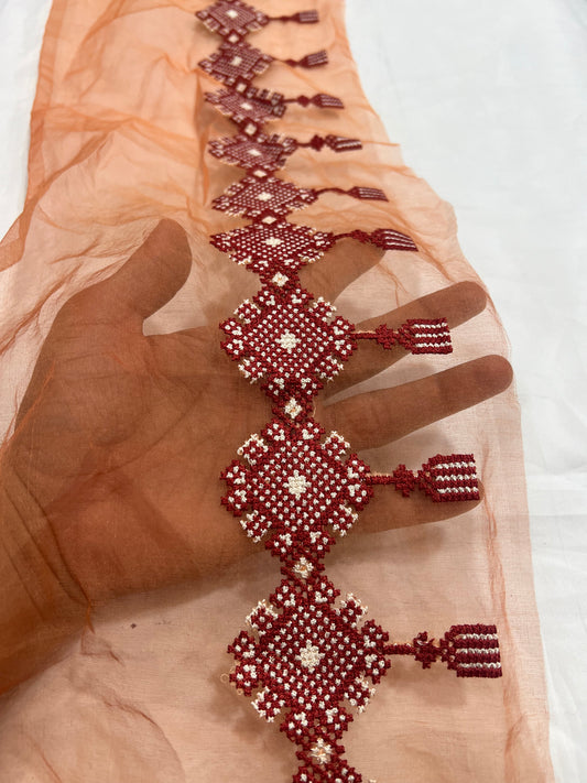 Sapphire Embroidery Border