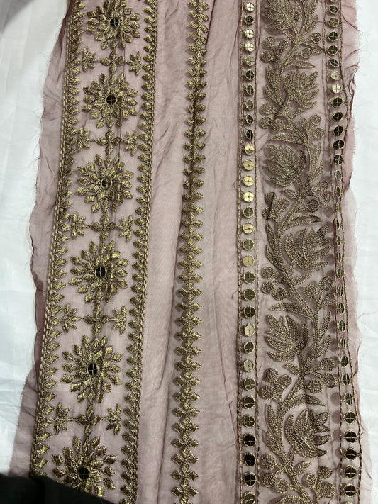 Sapphire Brown Embroidery patch
