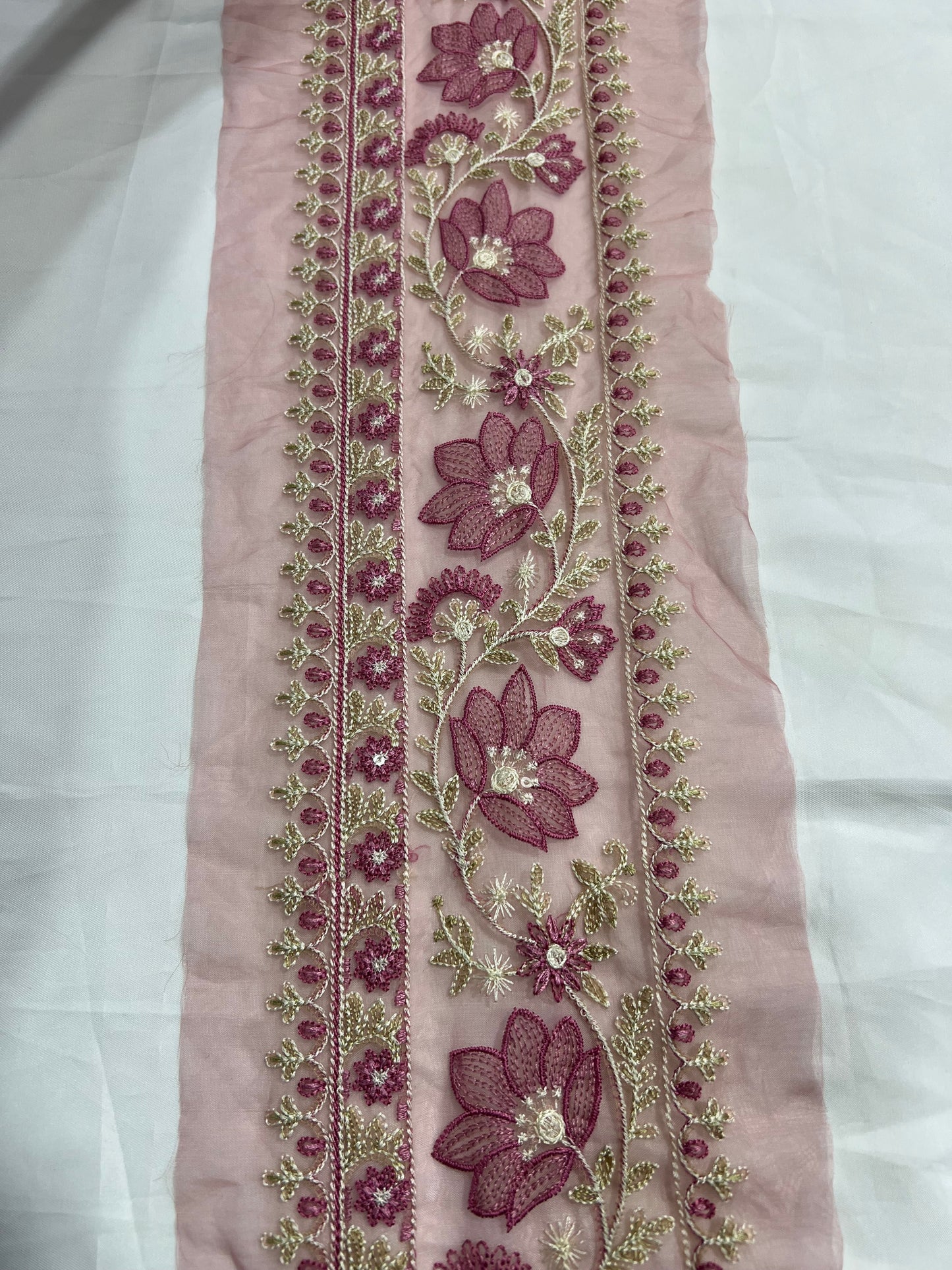 Sapphire Embroidery Border