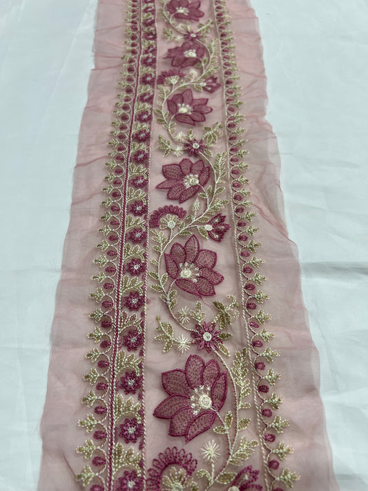 Sapphire Embroidery Border
