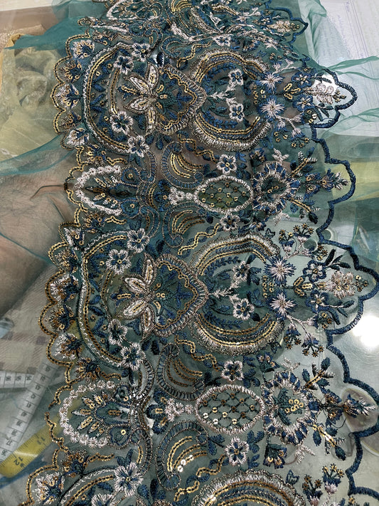 Heavy Embroidery Border