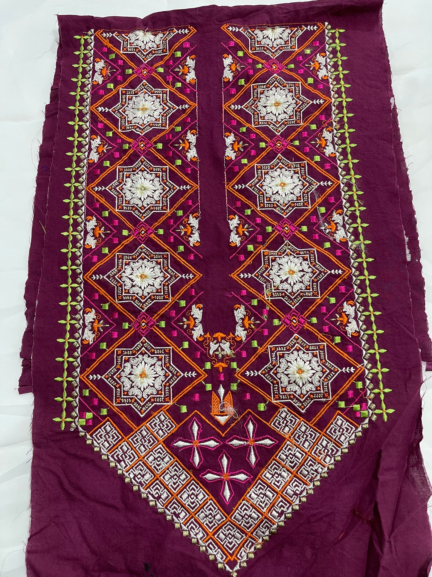 Stylish Embroidery Neck