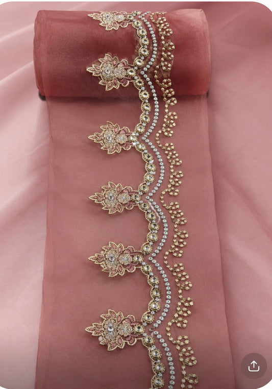 Sapphire cut work border